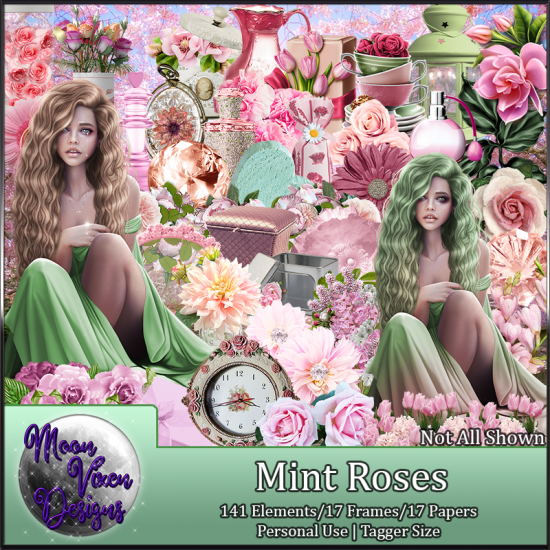 Mint Roses - Click Image to Close