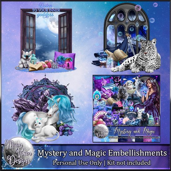 Mystery and Magic Embellishments - Click Image to Close