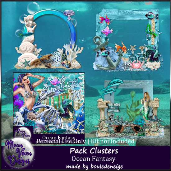 Ocean Fantasy Clusters - Click Image to Close