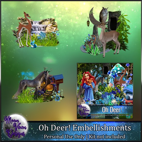 Oh Deer! Embellishments - Click Image to Close