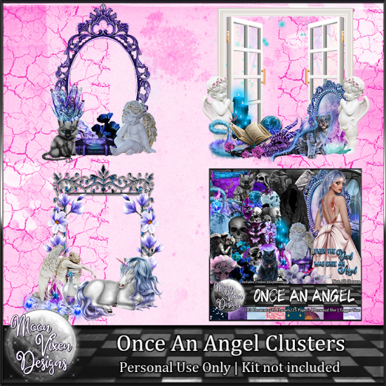 Once An Angel Clusters - Click Image to Close