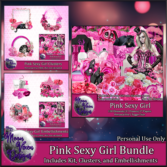 Pink Sexy Girl Bundle - Click Image to Close