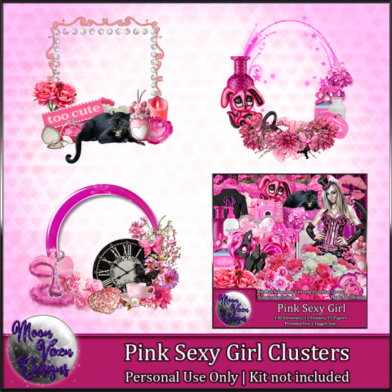 Pink Sexy Girl Clusters - Click Image to Close