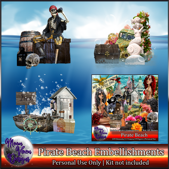 Pirate Beach Embellishments - Click Image to Close