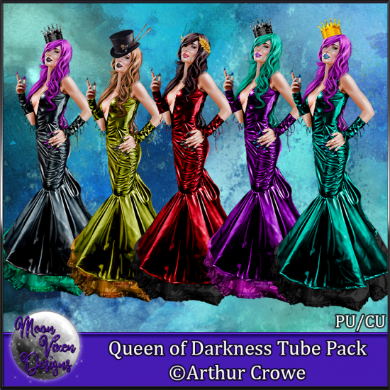 Queen of Darkness CU/PU Tube Pack - Click Image to Close