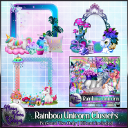 FREEBIE - Rainbow Unicorn Clusters
