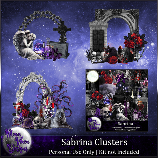 Sabrina Clusters - Click Image to Close