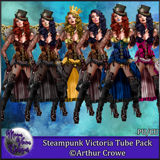 Steampunk Victoria Tube Pack - Click Image to Close