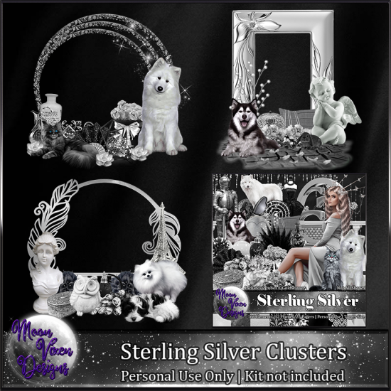 Sterling Silver Clusters - Click Image to Close