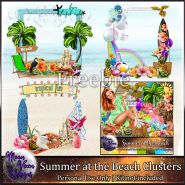 FREE - Summer at the Beach Clusters