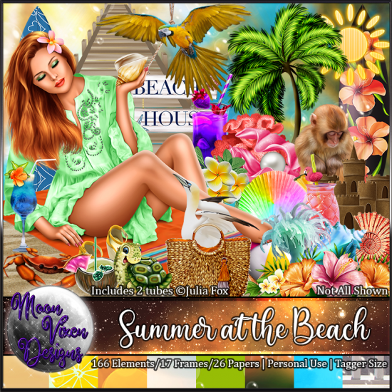 Summer at the Beach - Click Image to Close