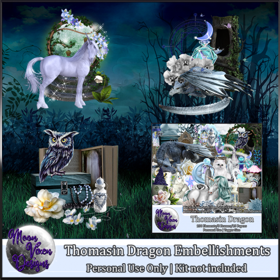 Thomasin Dragon Embellishments - Click Image to Close