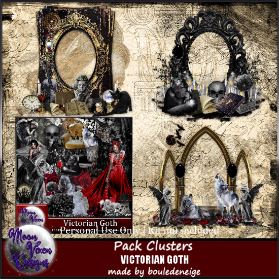 Victorian Goth Clusters - Click Image to Close