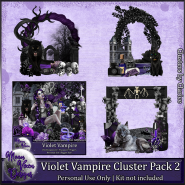 Violet Vampire Cluster Pack 2