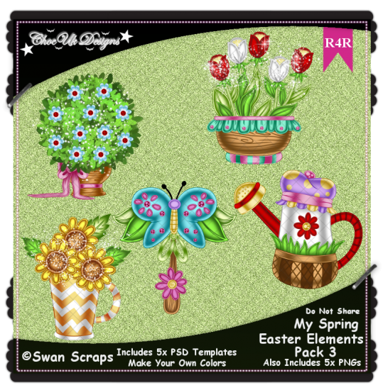 My Spring Easter Elements R4R Pack 3 - Click Image to Close