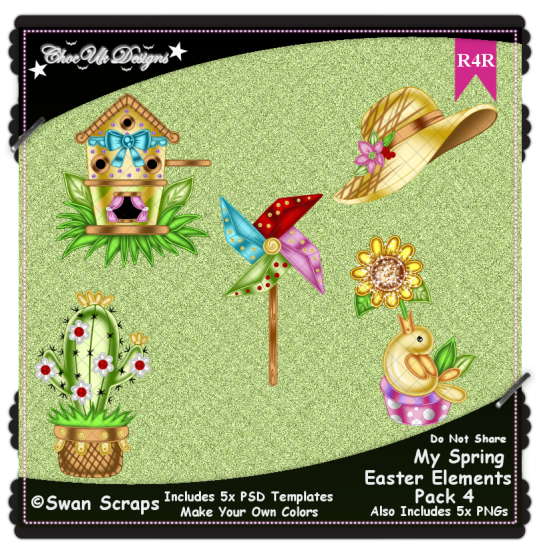 My Spring Easter Elements R4R Pack 4 - Click Image to Close