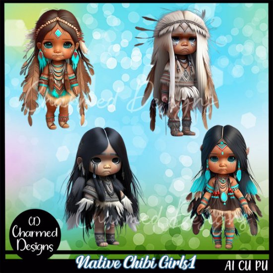 Native Chibi Girls1 - Click Image to Close