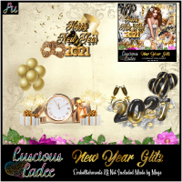 New Year Glitz Embellishments