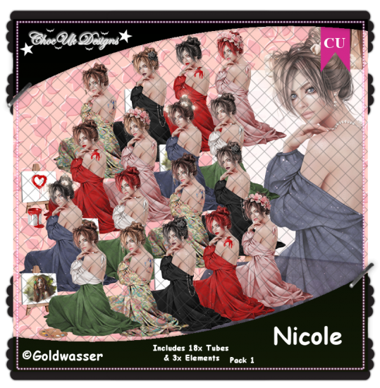 Nicole CU/PU Pack 1 - Click Image to Close