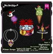 Nightmare Before Christmas Elements R4R Pack 3