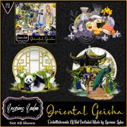 Oriental Geisha Embellishments