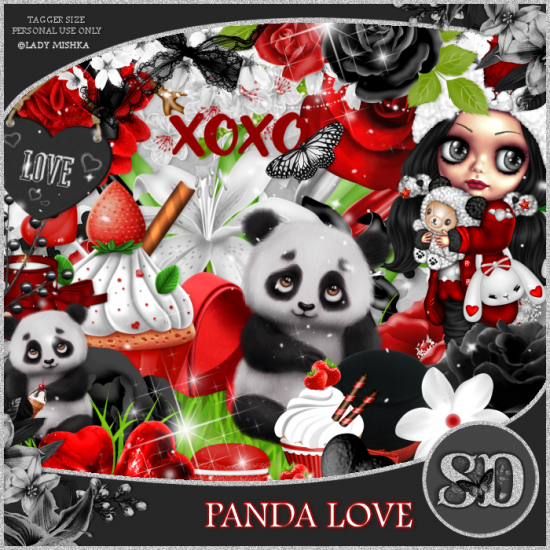 Panda Love Kit - Click Image to Close