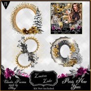 Paris New Year Cluster Frames