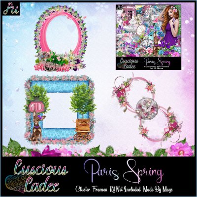 Paris Spring Cluster Frames