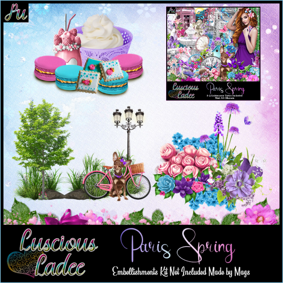 Paris Spring Embellishments - Click Image to Close