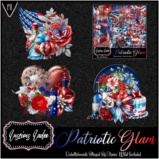 Patriotic Glam Embellishments - Click Image to Close