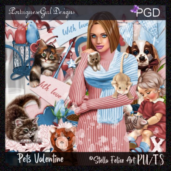 Pets Valentine - Click Image to Close