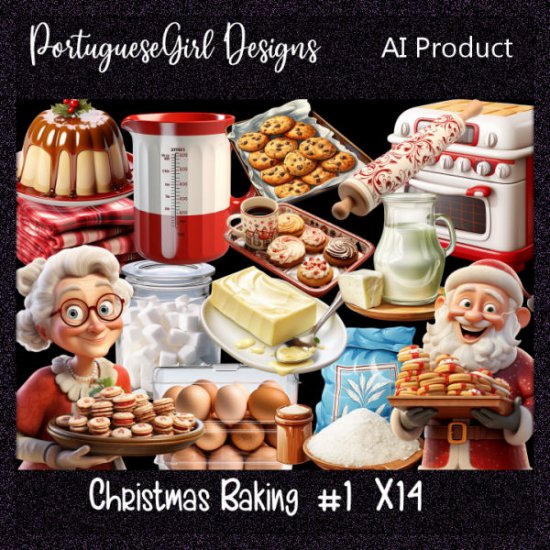 Christmas Baking #1 - Click Image to Close