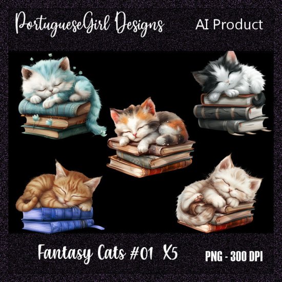 Fantasy Cats #01 - Click Image to Close