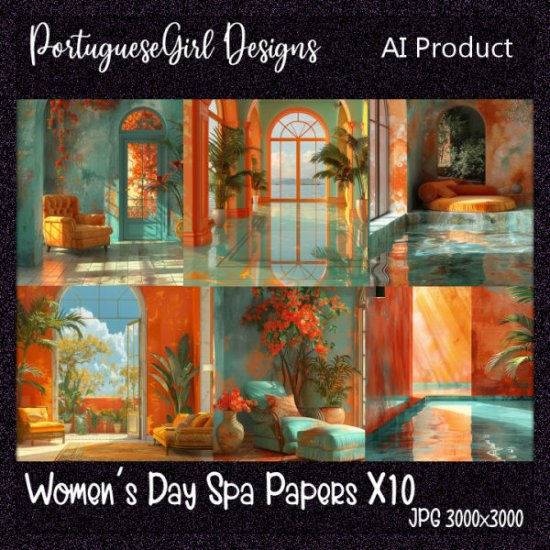 Women's Day Spa Backgrounds - Click Image to Close