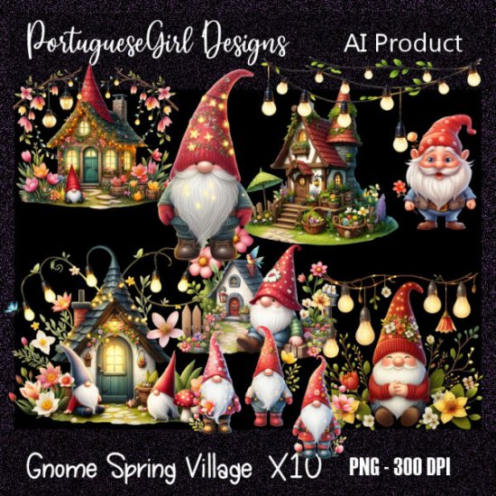 Gnome Spring Village - Click Image to Close