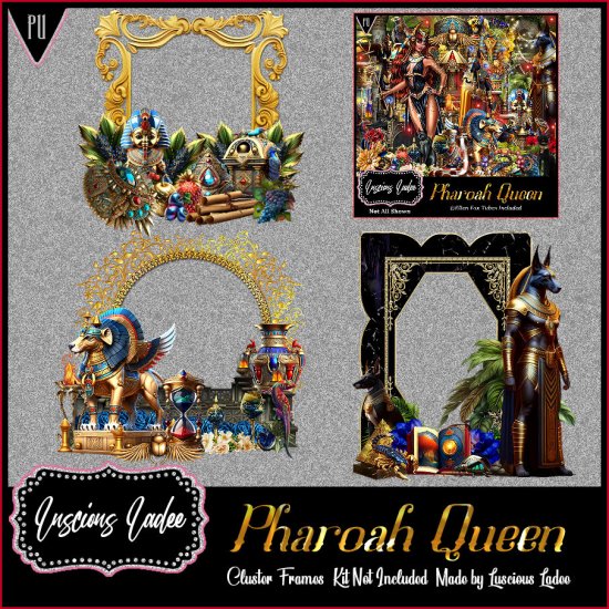 Pharoah Queen Cluster Frames - Click Image to Close