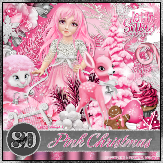 Pink Christmas Kit - Click Image to Close