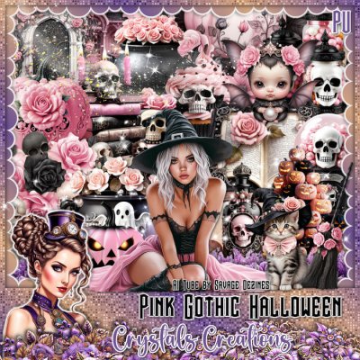 Pink Gothic Halloween