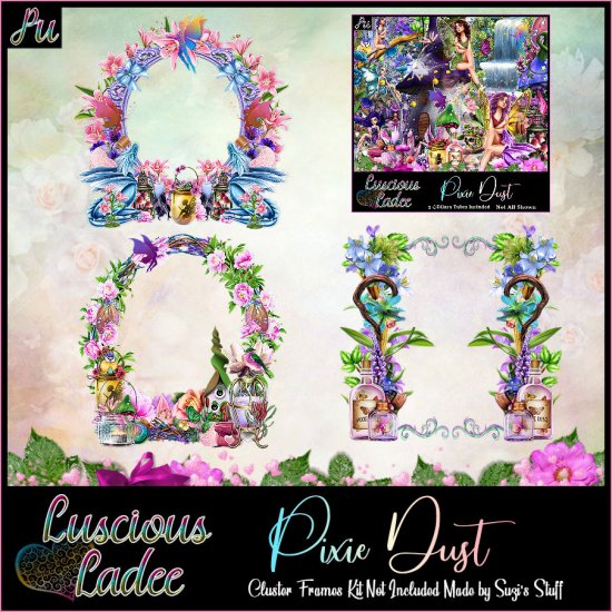 Pixie Dust Cluster Frames - Click Image to Close