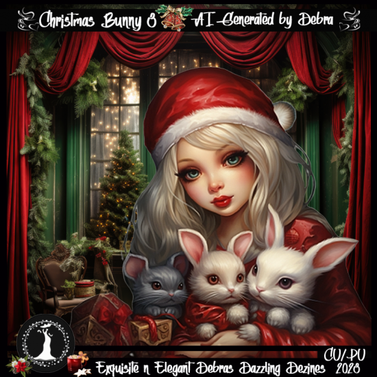 Christmas Bunny 3 - Click Image to Close