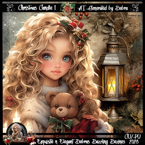 Christmas Candle 1 - Click Image to Close