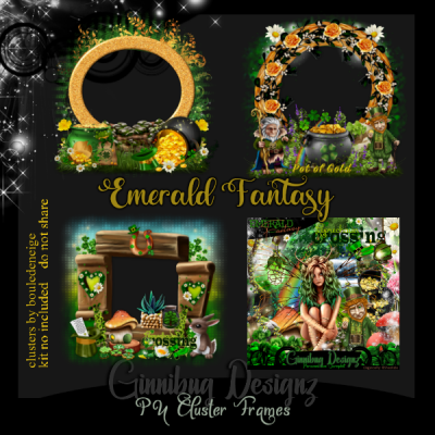 Emerald Fantasy Clusters