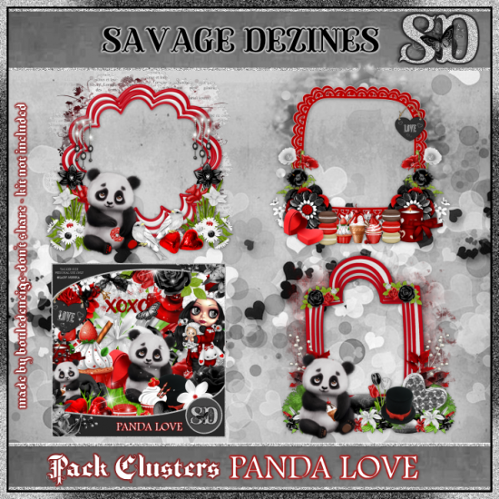 Panda Love Clusters - Click Image to Close