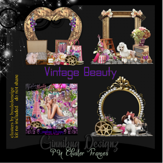Vintage Beauty - Clusters - Click Image to Close
