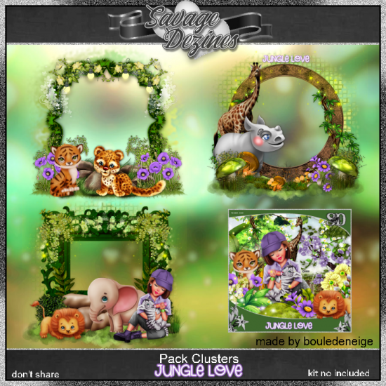 Jungle Love Clusters - Click Image to Close