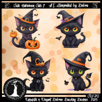 Cute Halloween Cats 2