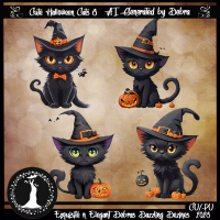 Cute Halloween Cats 3