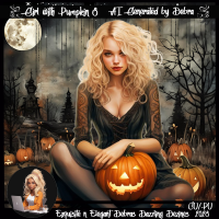 Girl with Pumpkin 3