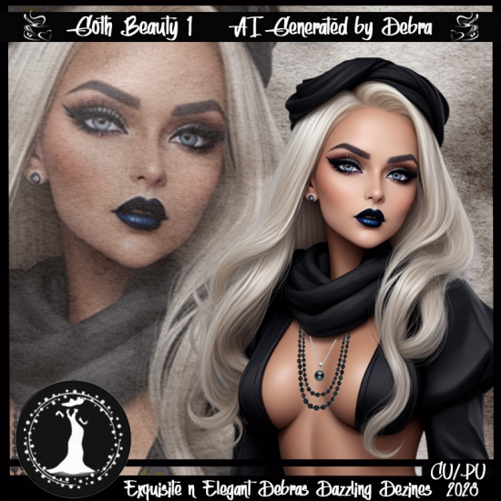 Goth Beauty 1 - Click Image to Close