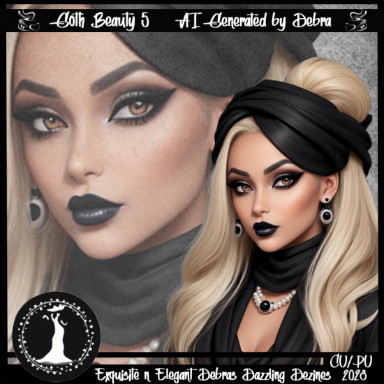 Goth Beauty 5 - Click Image to Close